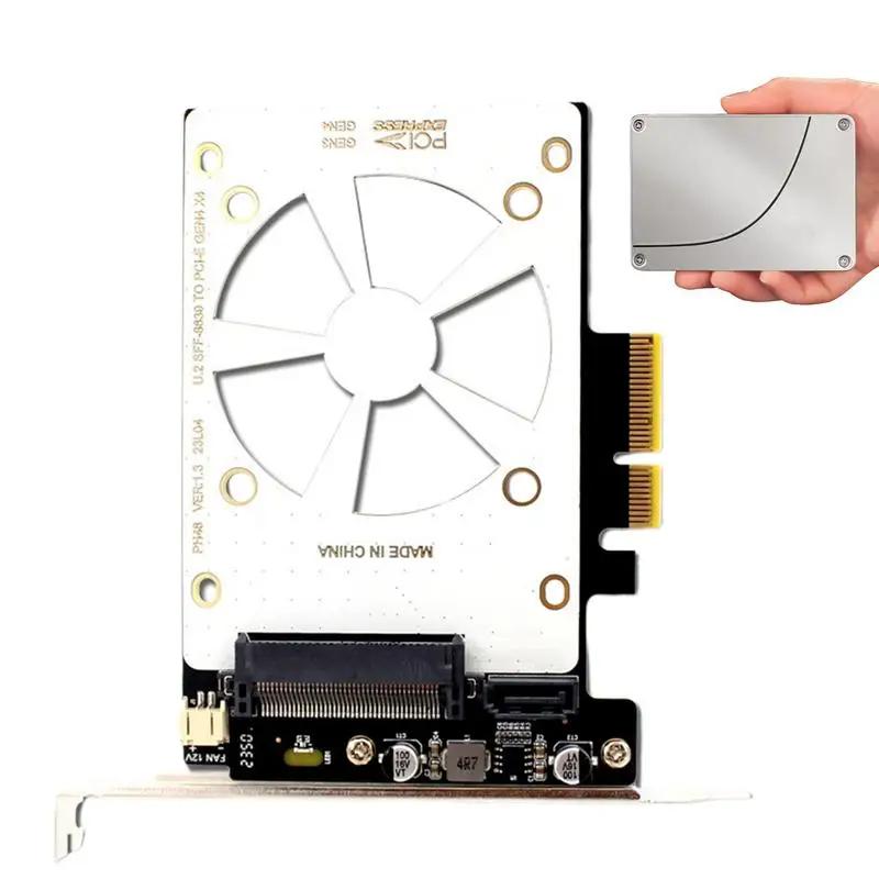  U.2   , PCIe4.0 NVMe Ȯ ī PCIe 4.0 X4 X8 X16 U.2 ̺, NVMe 2.5, U.2 SSD